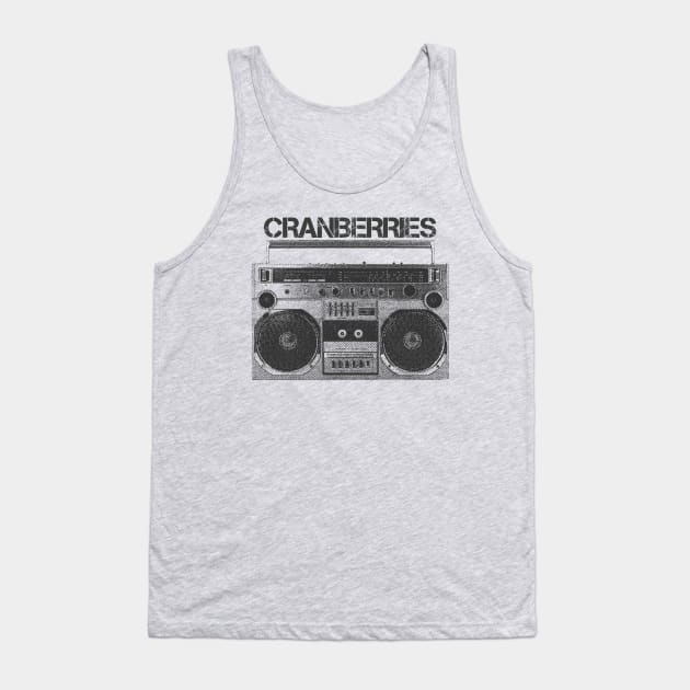 Cranberries / Hip Hop Tape Tank Top by SecondLife.Art